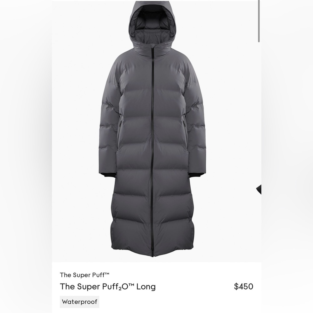 Super Puffer waterproof jacket. Brand new with tags. Limited Edition.